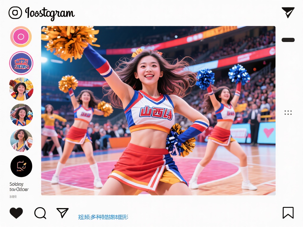 山西啦啦队社媒日常：一圈不够看，两圈更过瘾